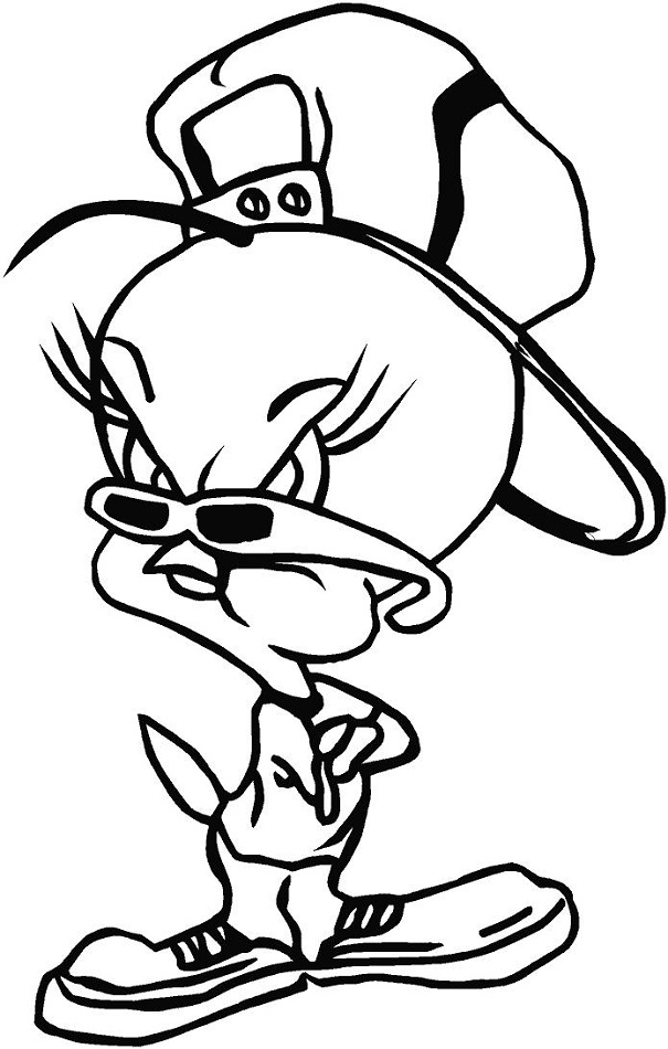 Dibujo de Piolin Fresco para Colorear