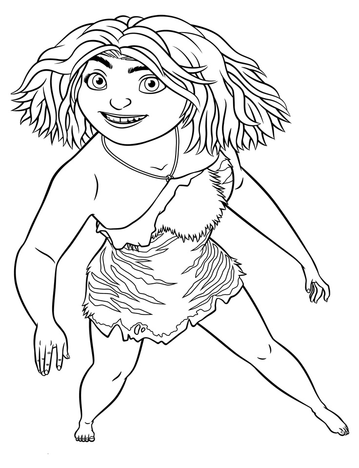 Dibujo de Eep Crood para Colorear