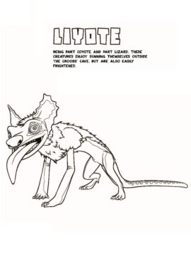 Dibujo de Liyote para Colorear