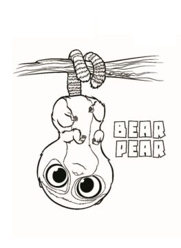 Dibujo de Oso Pera para Colorear