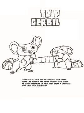 Dibujo de Trip Gerbil para Colorear