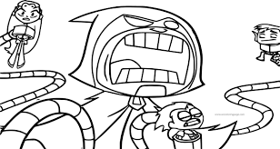Dibujo de Cuervo Enojado para Colorear