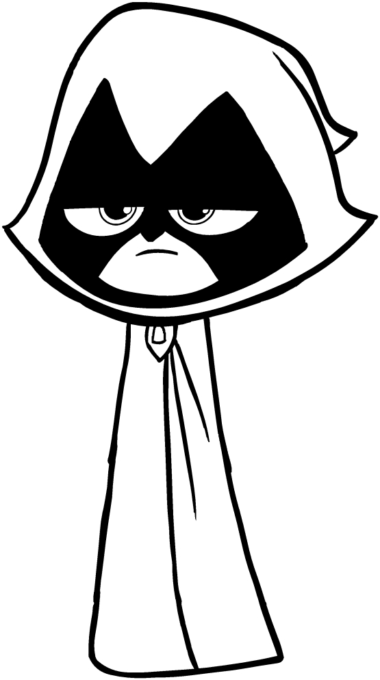 Dibujo de Cuervo Es Aburrido para Colorear