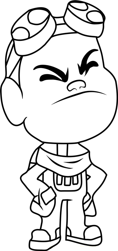 Dibujo de Gizmo Lindo para Colorear