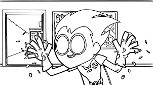 Dibujo de Robin Sorpresa para Colorear