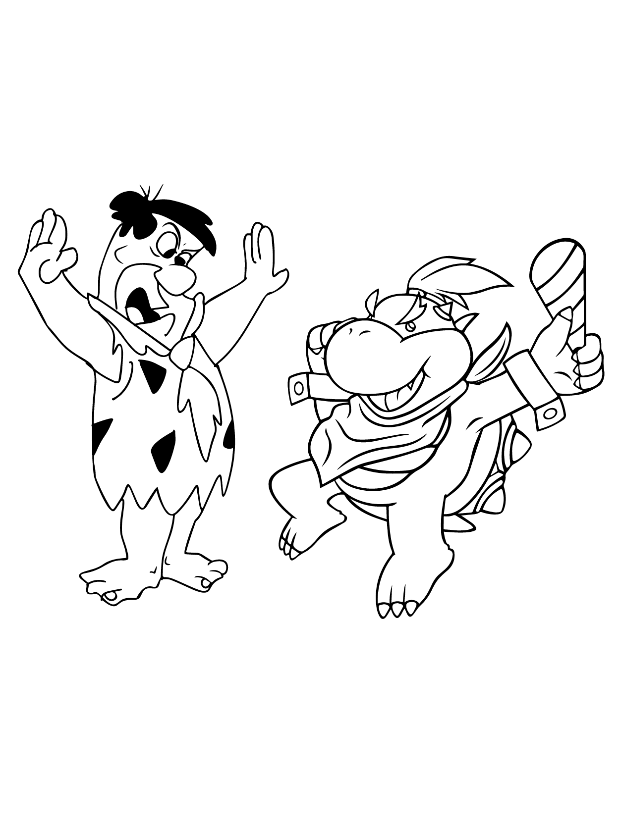 Dibujo de Flintstones 12 para Colorear