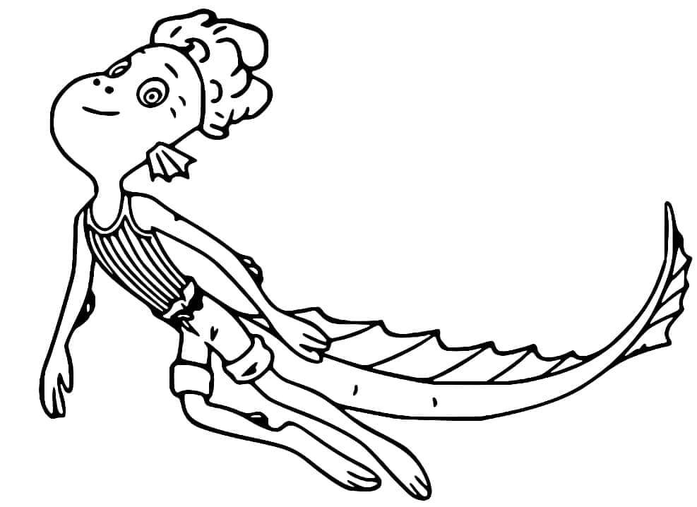 Dibujo de Alberto para Colorear