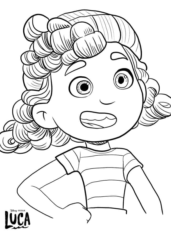 Dibujo de Giulia para Colorear