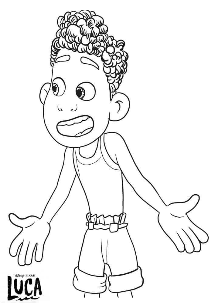 Dibujo de Alberto Scorfano de Luca para Colorear