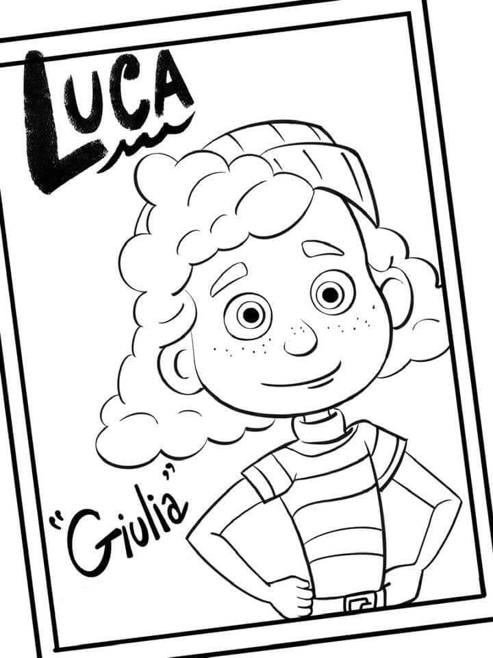 Dibujo de Giulia de Luca para Colorear