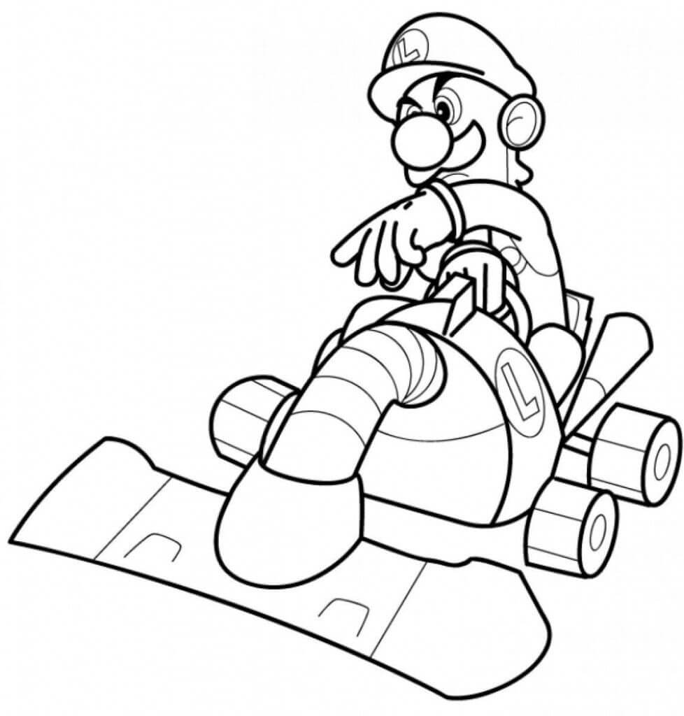Dibujo de Gran Luigi para Colorear