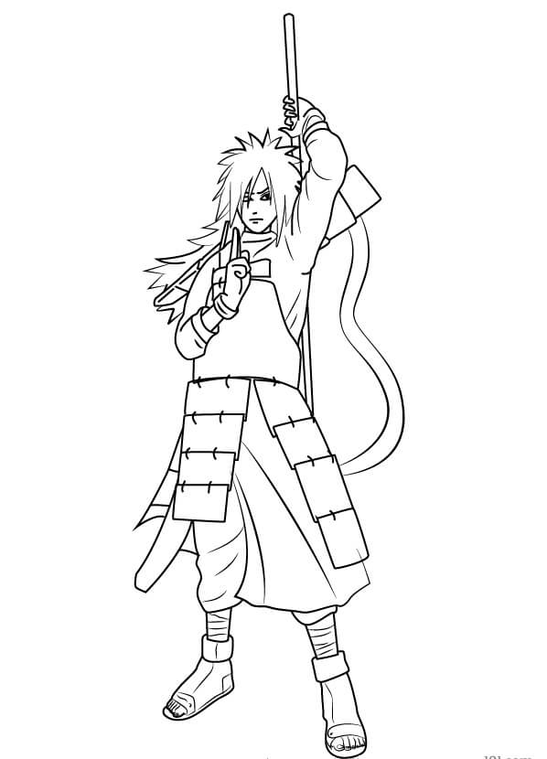 Dibujo de Genial Madara para Colorear