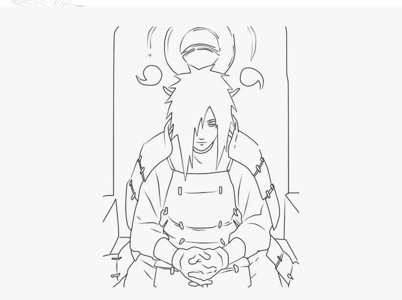 Dibujo de Jefe Madara para Colorear