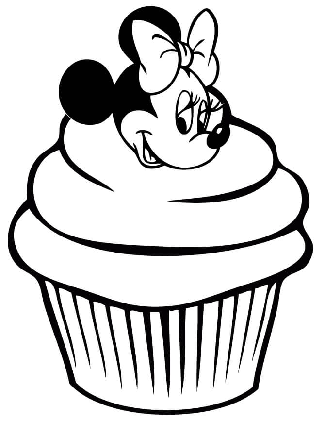 Dibujo de Magdalena de Minnie Mouse para Colorear