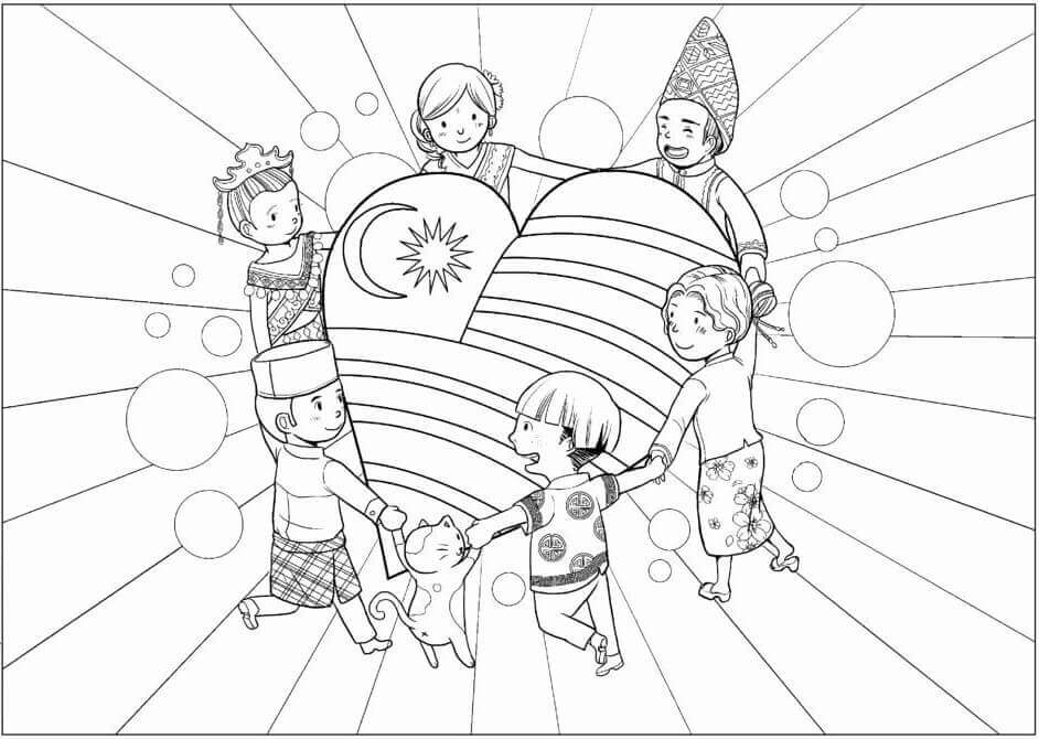 Dibujo de Malasio para Colorear
