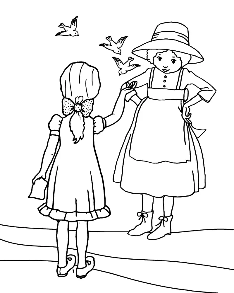 Dibujo de Imgi 19 Mom And Daughter Playingpng para Colorear