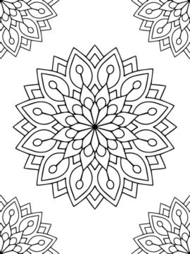 Dibujo de Free Mandala Illustrations For Creative Fun para Colorear
