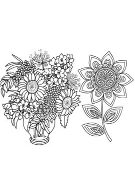 Dibujo de Printable Mandala Art For Creative Coloring With Kids para Colorear