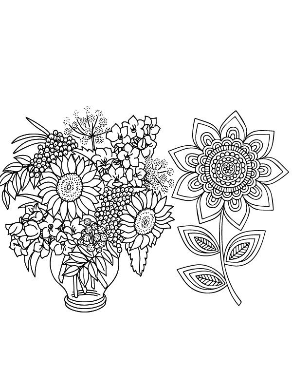 Dibujo de Printable Mandala Art For Creative Coloring With Kids para Colorear