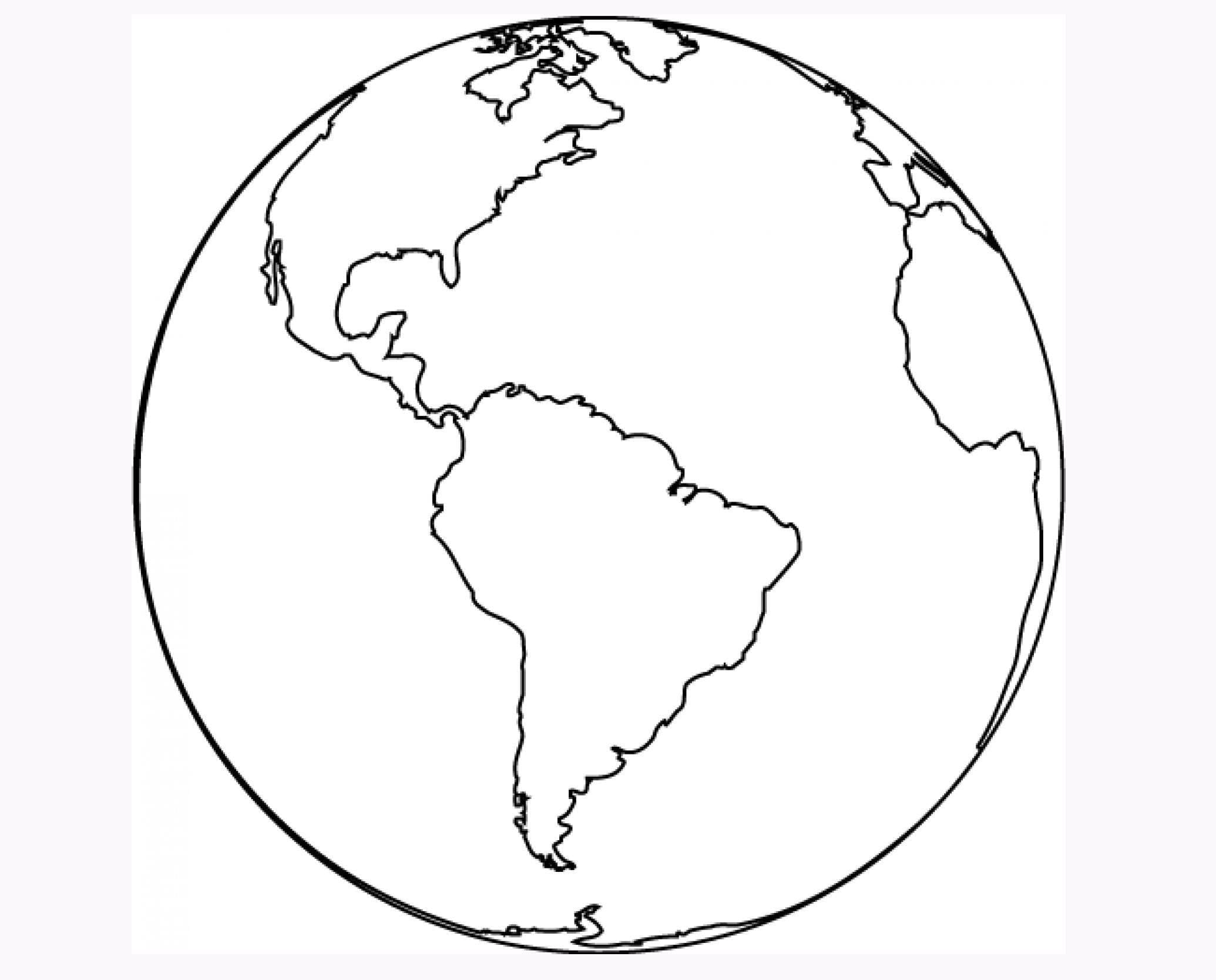 Dibujo de Mapa de Palabras para Colorear