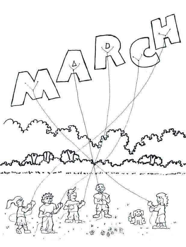 Dibujo de 5 de Marzo para Colorear