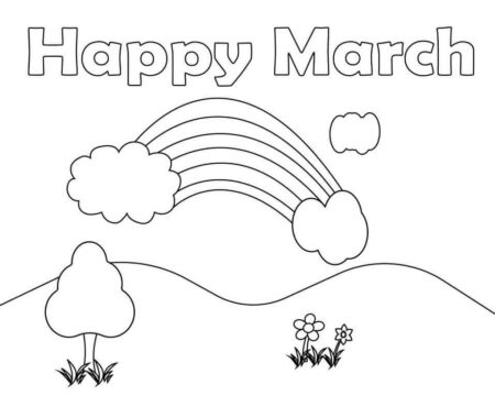 Dibujo de Feliz 2 de Marzo para Colorear
