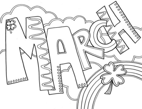 Dibujo de Marcha para Colorear