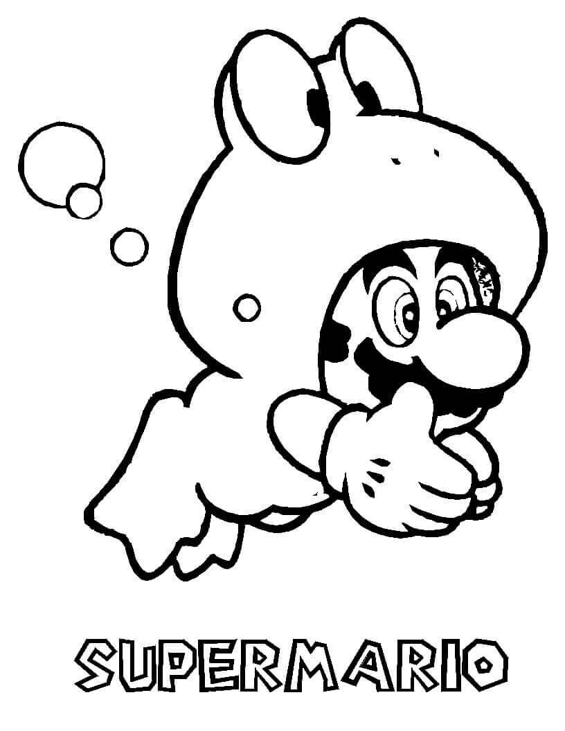 Dibujo de Mario Rana para Colorear