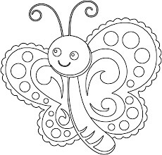 Dibujo de Mariposa para Colorear