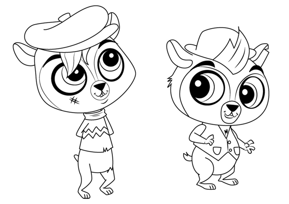 Dibujo de Dodger y Twist para Colorear