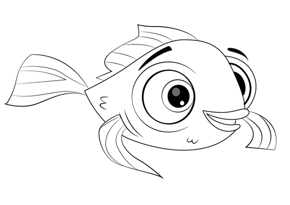 Dibujo de Goldy para Colorear