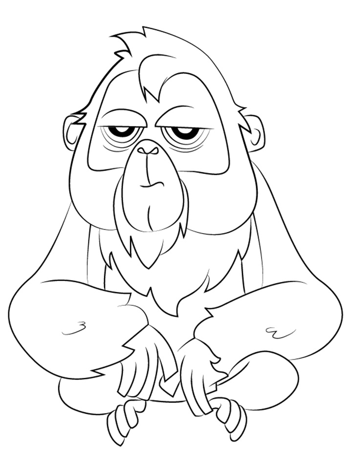 Dibujo de Platanos Viejos para Colorear