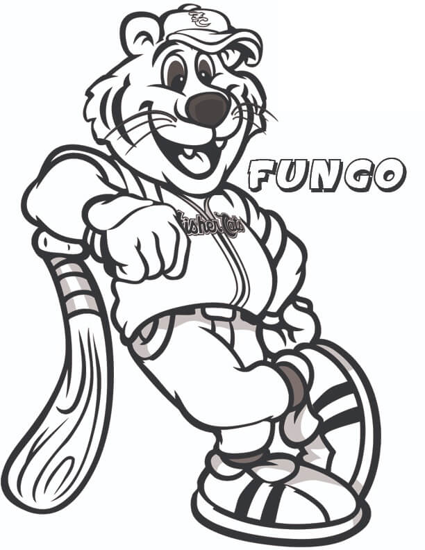 Dibujo de Mascota de Fungo para Colorear