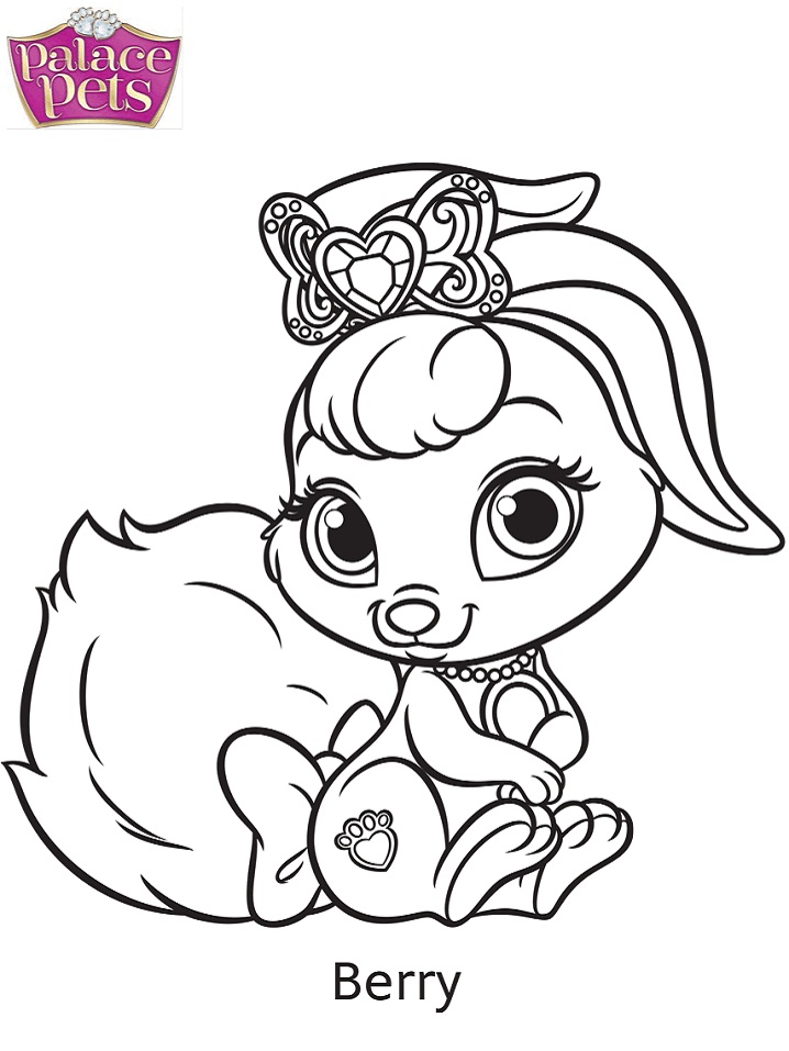 Dibujo de Palace Pets Berry para Colorear
