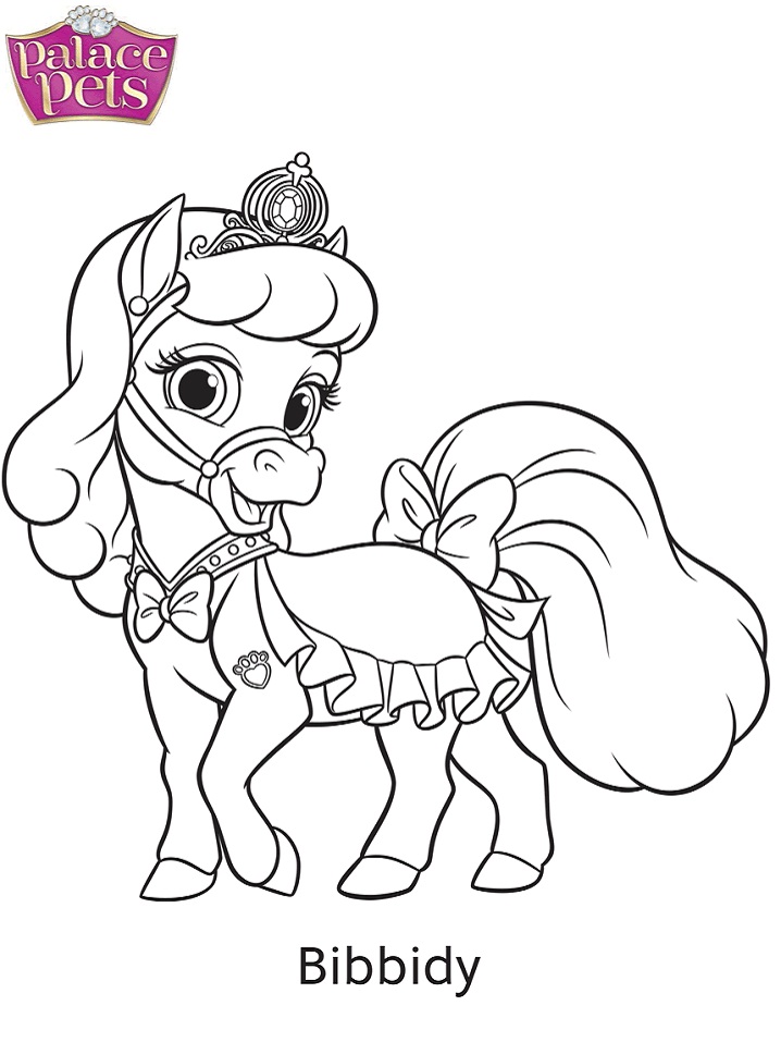 Dibujo de Palace Pets Bibbidy para Colorear
