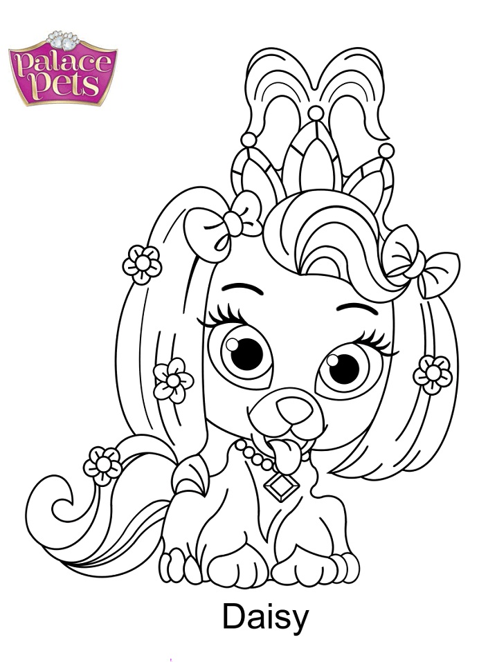 Dibujo de Palace Pets Daisy para Colorear