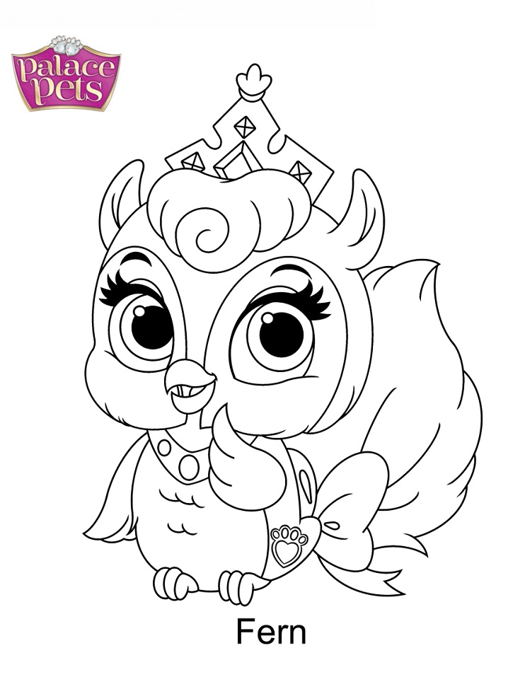 Dibujo de Palace Pets Fern para Colorear
