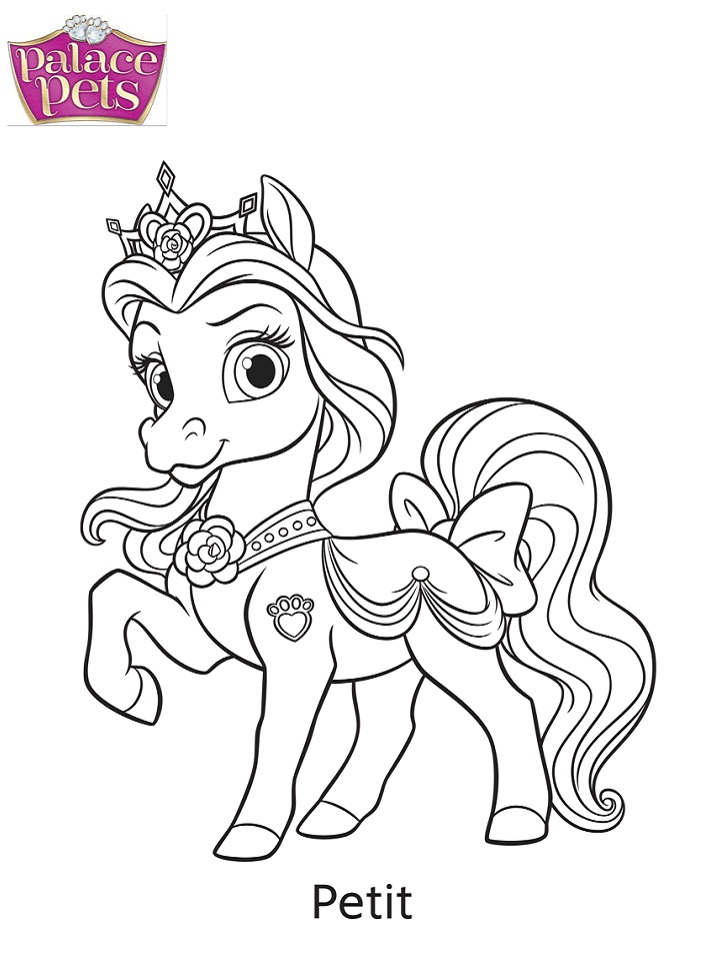 Dibujo de Palace Pets Petit para Colorear