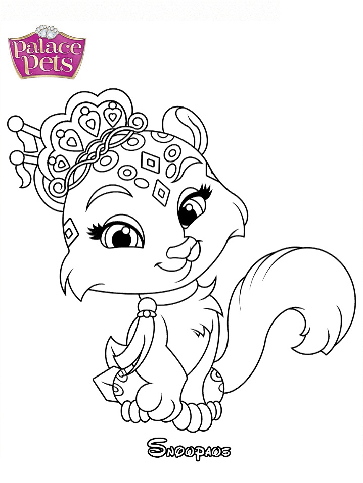 Dibujo de Palace Pets Snowpaws para Colorear
