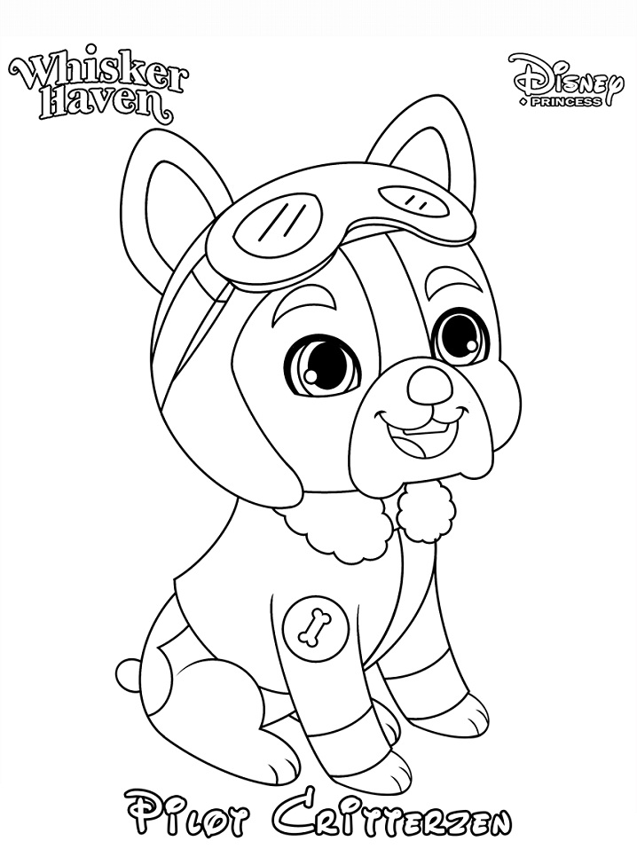 Dibujo de Pilot Critterzen para Colorear