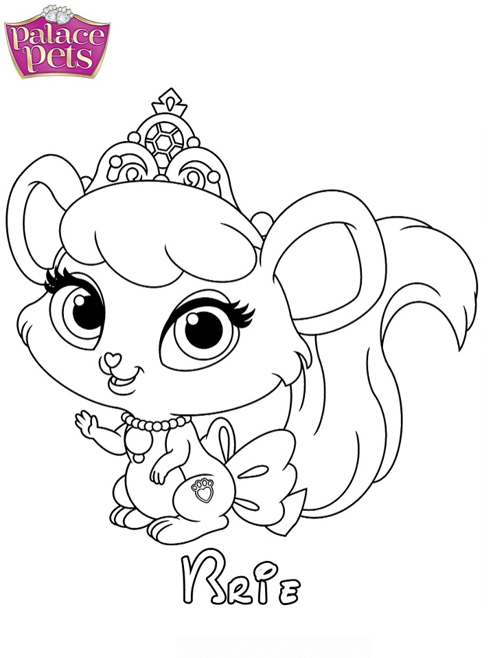 Dibujo de Princesa Brie para Colorear