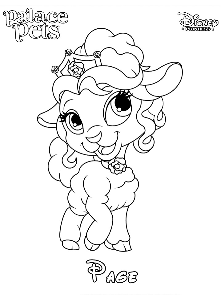 Dibujo de Princesa de página para Colorear