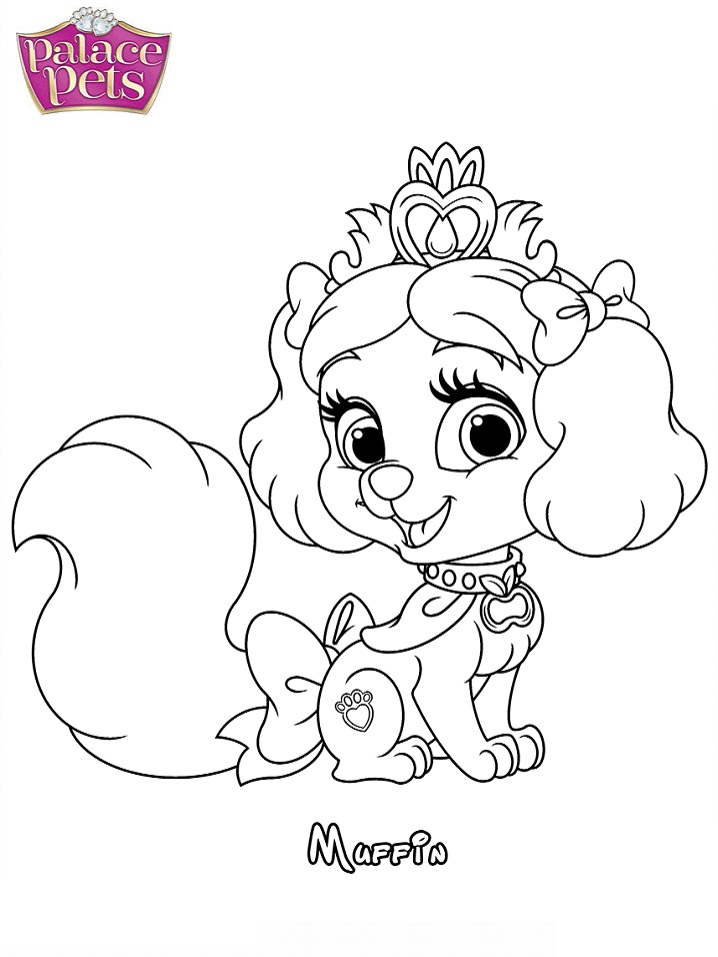 Dibujo de Princesa Muffin para Colorear