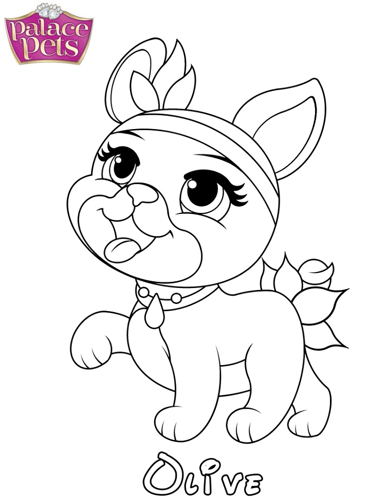 Dibujo de Princesa Oliva para Colorear