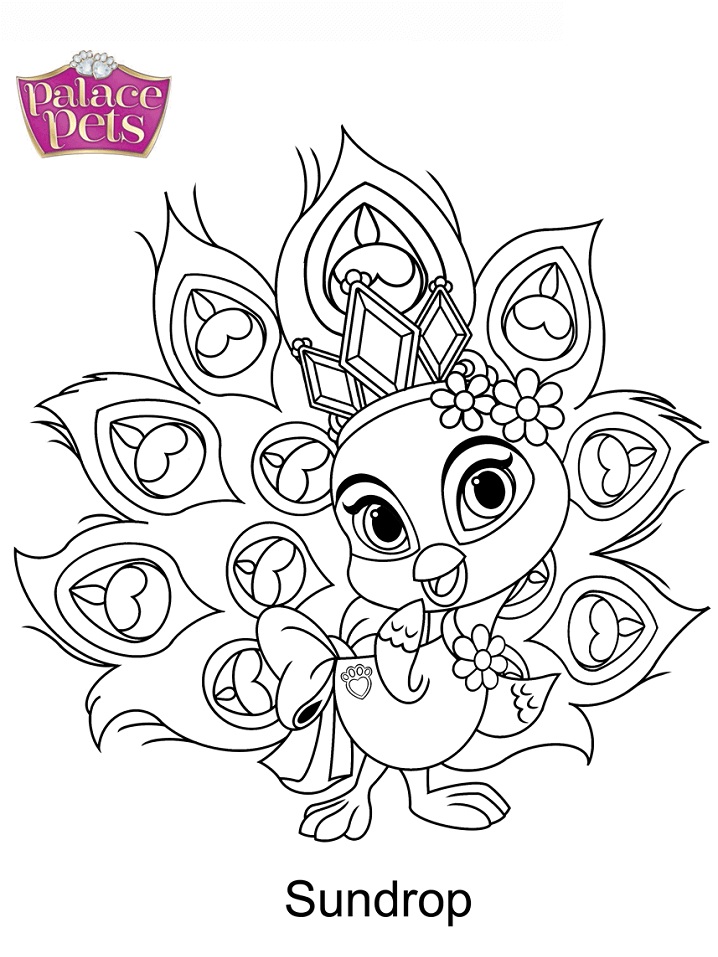 Dibujo de Princesas Sundrop para Colorear