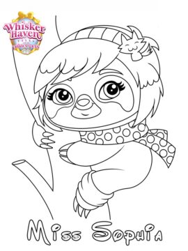 Dibujo de Señorita Sofía para Colorear