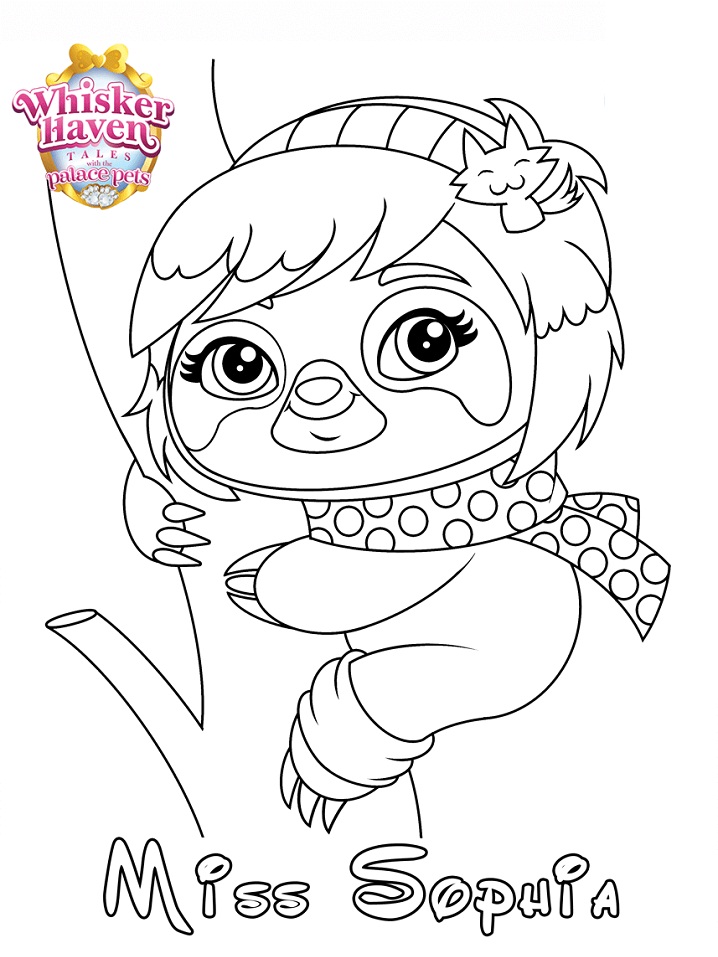 Dibujo de Señorita Sofía para Colorear