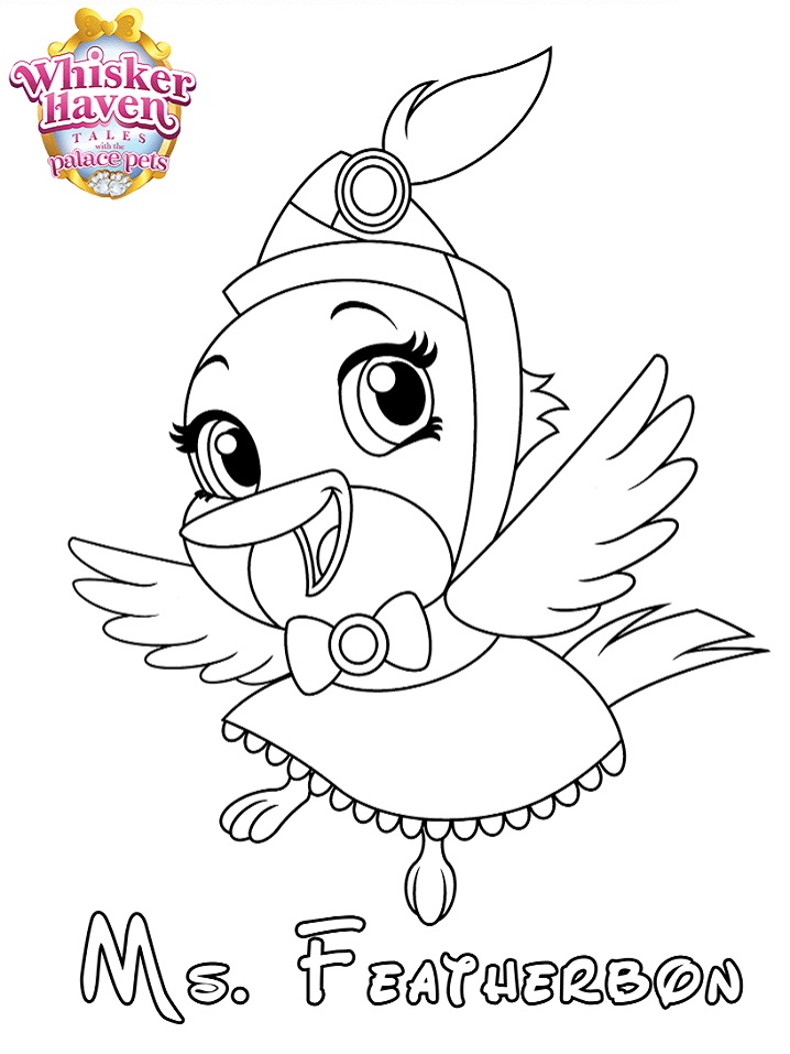 Dibujo de Sra Featherbon para Colorear