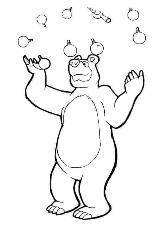 Dibujo de El Oso para Colorear