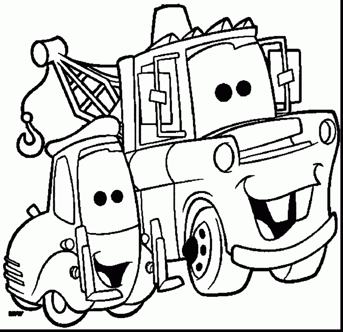 Dibujo de 1539945019 Master Chief Coloring Pages Free Mater Tow Sheets Disney Maters Tall Tales Surprising Cars Picture Page para Colorear